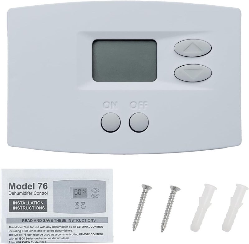 XHEIN 76 Digital Wall-Mount Dehumidifier Control – Compatible with AprilAire 1700/1800/E-Series Whole-Home Dehumidifiers, Direct Replacement for AprilAire 76 - Image 1